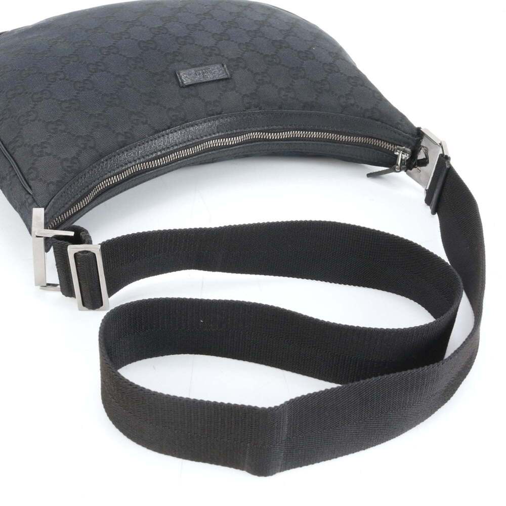 GUCCI Black Leather Shoulder Bag - Picture 2 of 10